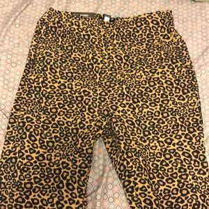 Cheetah print pants